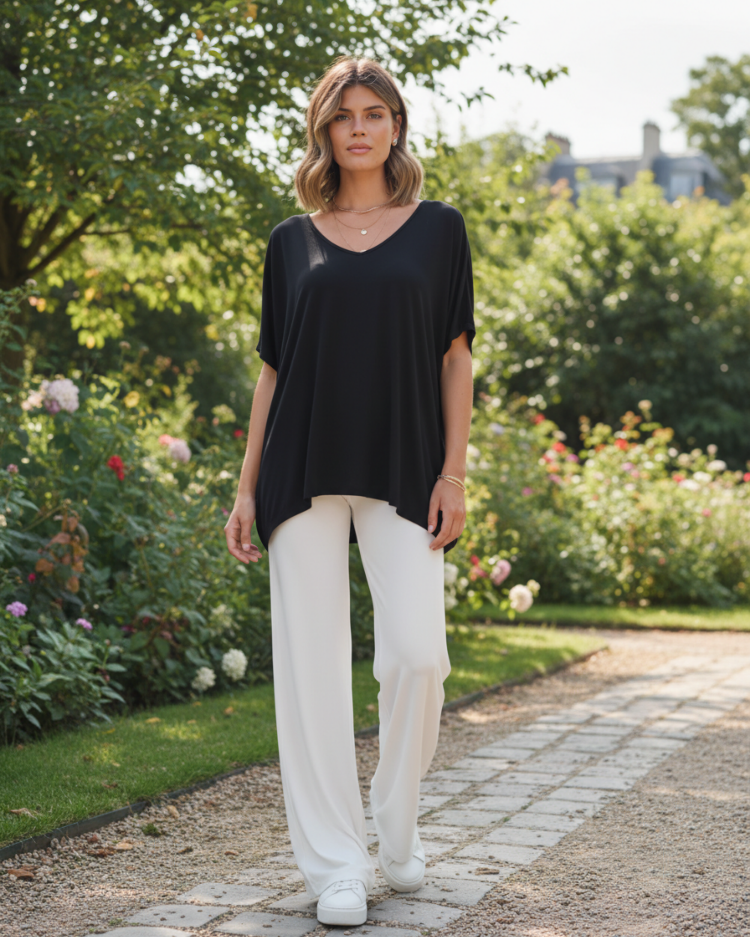 Pantalon Crème